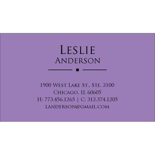 Square Motif Business Cards - Raised Ink